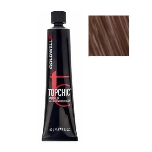 Стойкая профессиональная краска для волос - Goldwell Topchic Hair Color Coloration 7RB (Светло-красный бук)